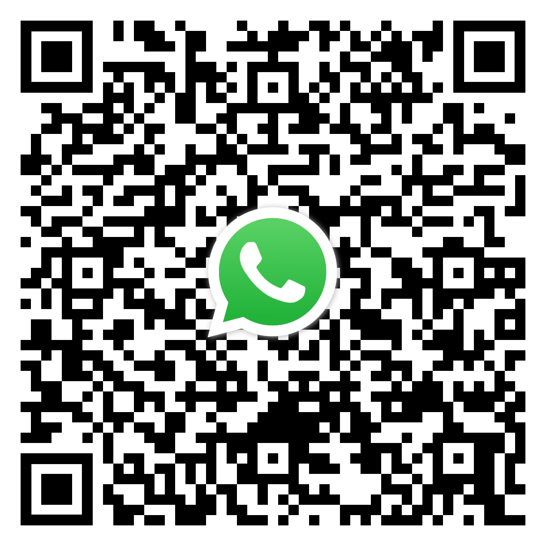 QR Code for WhatsApp us for call back