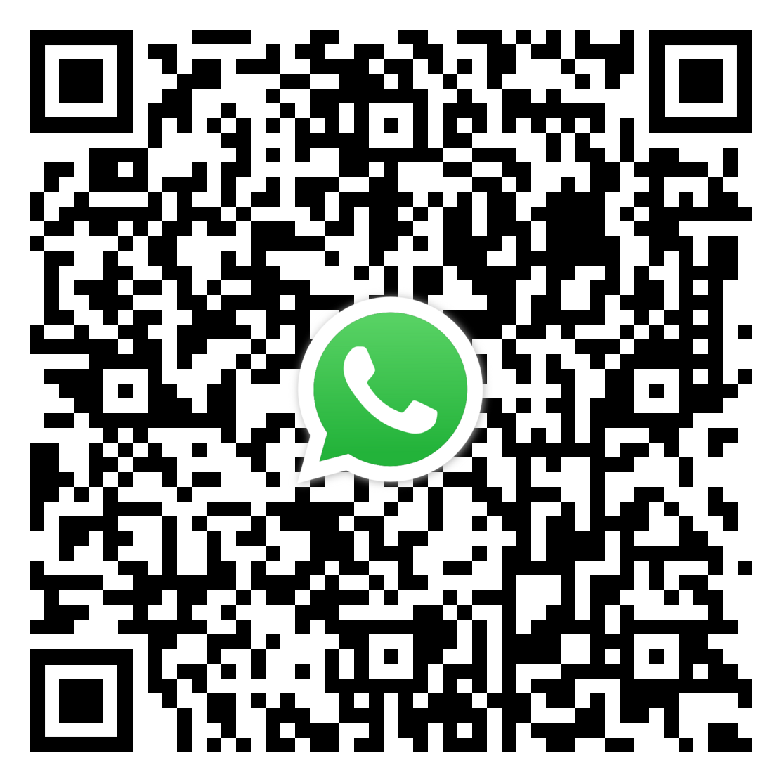 QR Code for WhatsApp us for call back