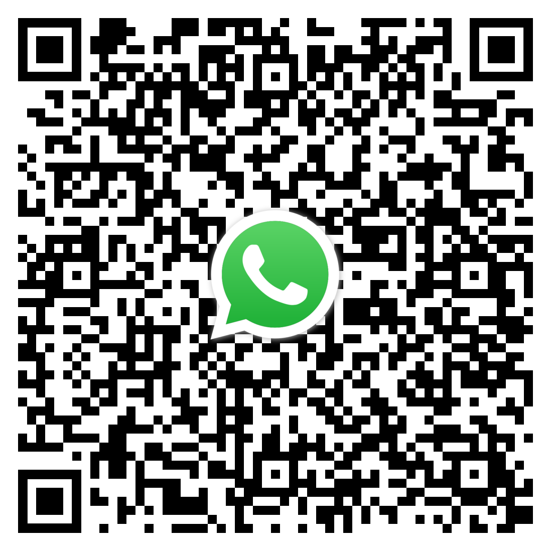 WhatsApp 預約專人致電QR code